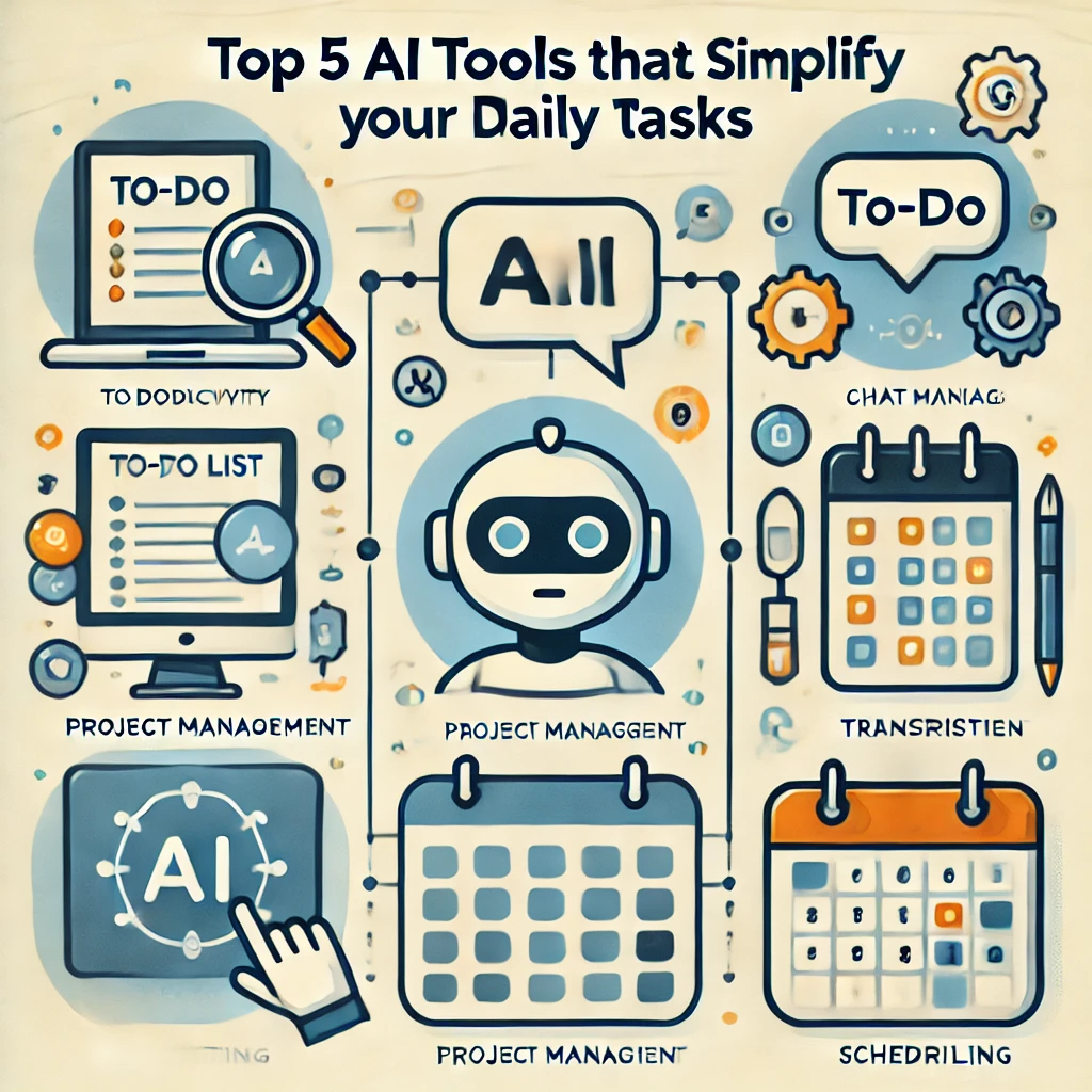 Top 5 AI Tools That Simplify Your Daily Tasks